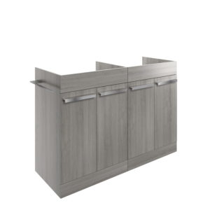 Morina Elm Grey 1200mm run - Includes 2 x 600mm Floor Standing Unit No Top