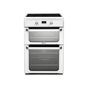 HUI612P Chrome hotpoint chrome double cooker