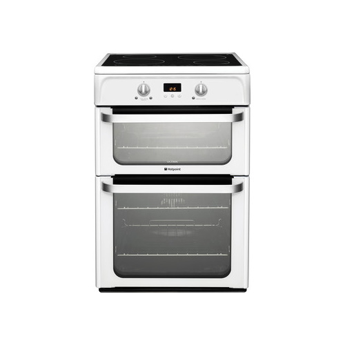 HUI612P Chrome hotpoint chrome double cooker
