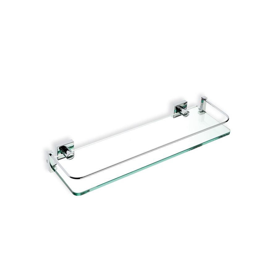 Lissi Glass Shelf glass and chrome