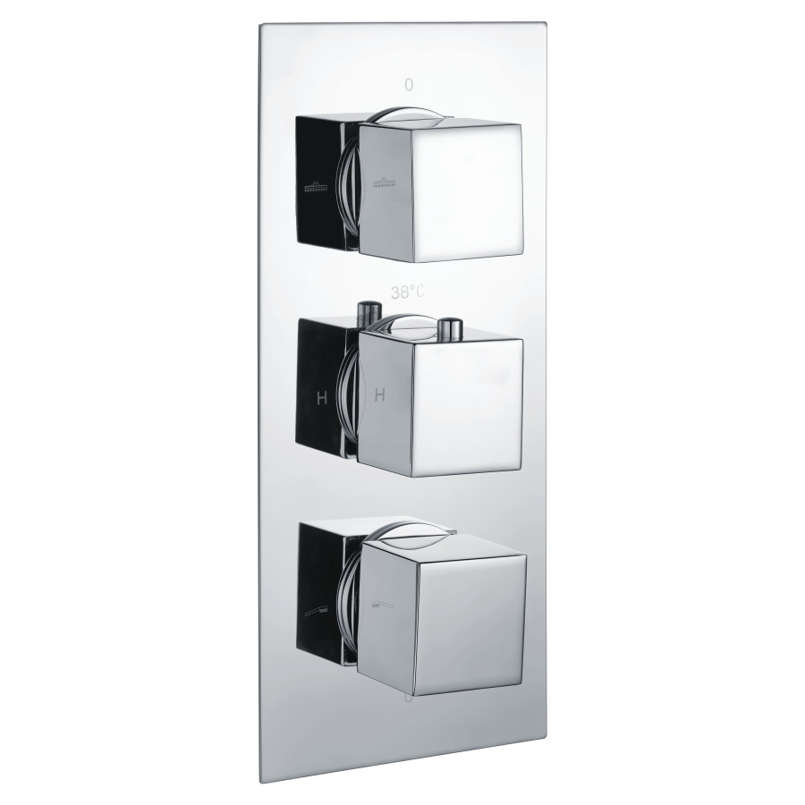 DICM0168_Kuba Thermostatic Triple Shower Valve