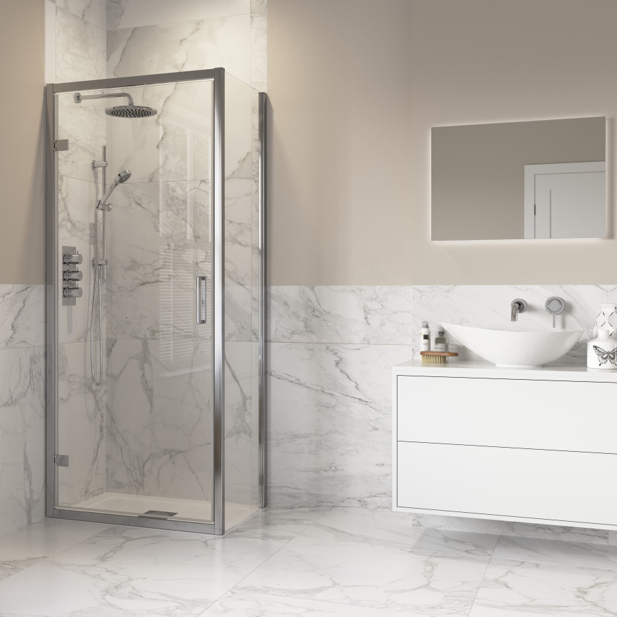 DIEH8004_RefleXion Iconix Hinge Door with Side Panel