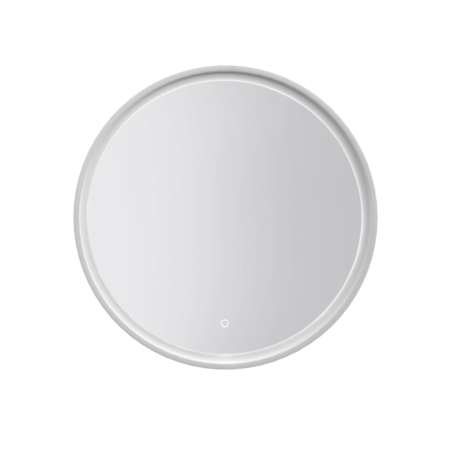 Rosie Round Mirror white