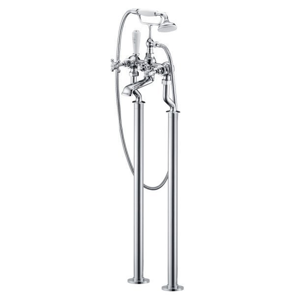 Roma Floor Standing Bath Shower Mixer chrome