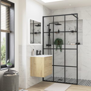 DIEWP1046_RefleXion Iconix Wetroom Framed Panel