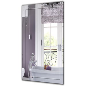 Rockford Mirror etched frame