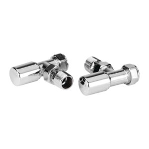 Radiator Valves Angled chrome