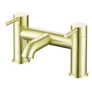 Pesca Brushed Brass Bath Filler