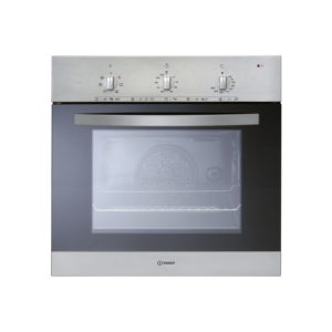 IFV5Y0IX indesit chrome and black single oven