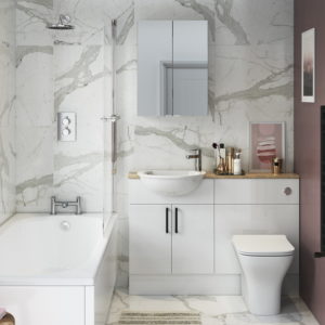 Space Saving White Gloss Lifestyle