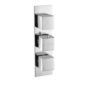 DICM0336_Rhomba Slim Plate Thermostatic Triple Shower Valve