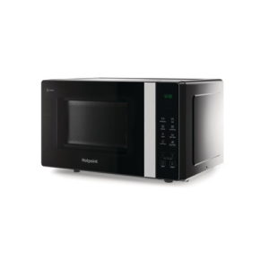 MWHF203B Hotpoint Black and chrome microwave