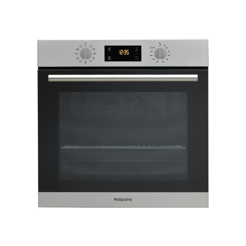 SA2840PIX Hotpint brushed chrome single oven