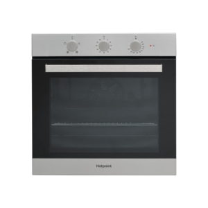 SA3330HIX Hotpoint black and chrome single oven