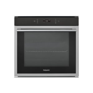 SI6874SHIX chrome and black hotpoint single oven