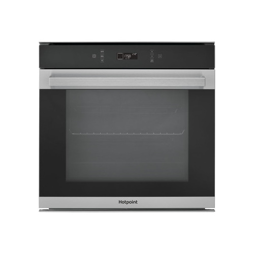 SI7871SCIX hotpoint chrome and black single oven